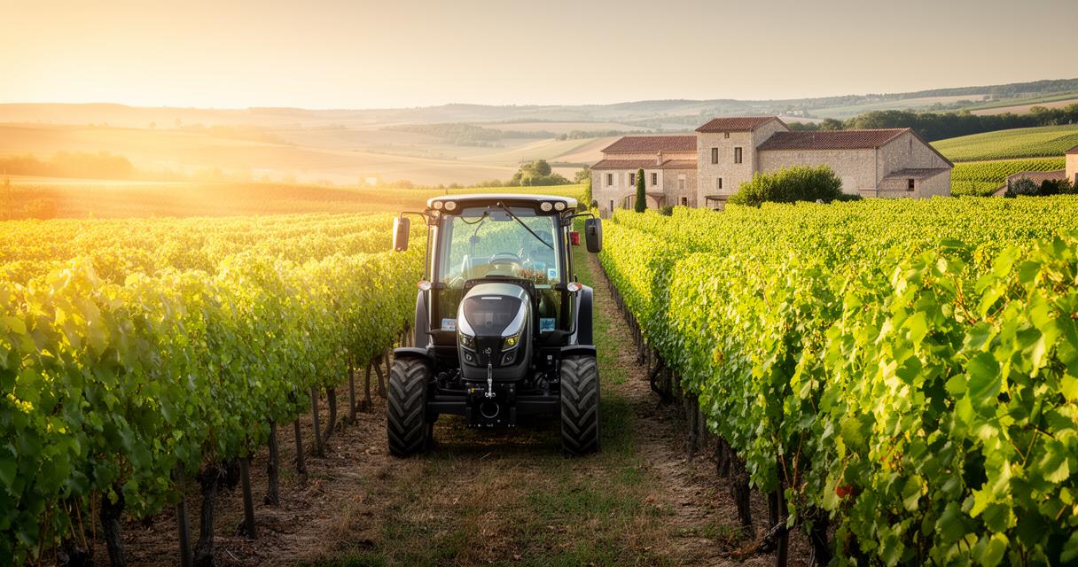 Zoom sur les tracteurs dans l&rsquo;industrie viticole : comparatif des prix entre tracteurs classiques et enjambeurs